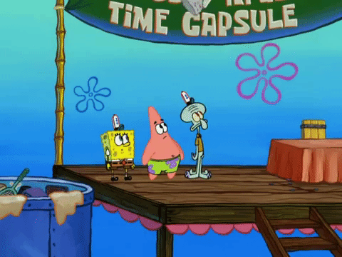 season 7 buried in time GIF by SpongeBob SquarePants