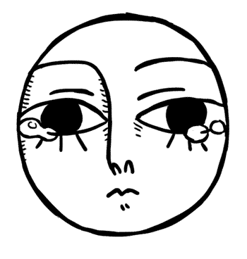 lisedavy sad tears sadness triste Sticker