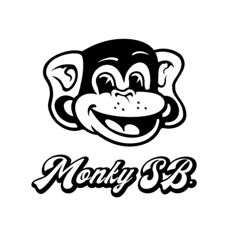 monkysb monkey skate sk8 mono Sticker