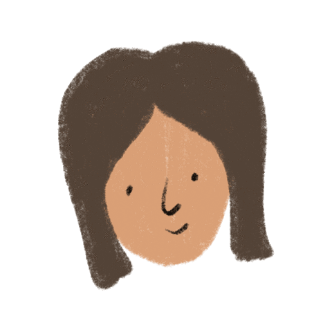 Happy Tears Girl Sticker