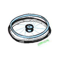 Wheelchair Disability Sticker by sitnskate