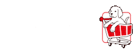 jumperdediersuper jumper supermarkt hondje winkelwagen Sticker