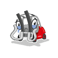 sad forklift Sticker by Linde Material Handling