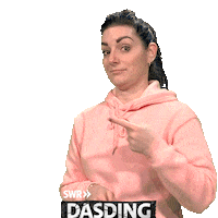 Point Pointing Sticker by DASDING