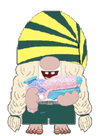 Pool Party Gnome Sticker