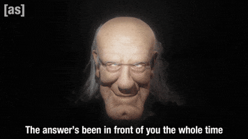 The Answer Charlie GIF by Adult Swim