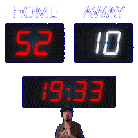 10 Away Sticker