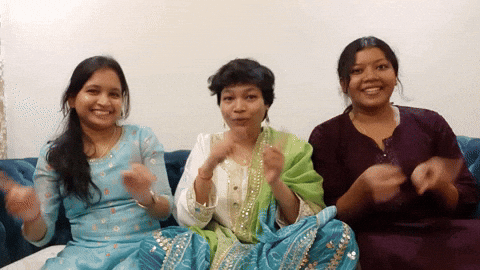 Girl Friends Dancing GIF