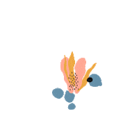 Art Flower Sticker by Koku Factory