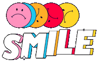Happy Mood Sticker by Mat Voyce
