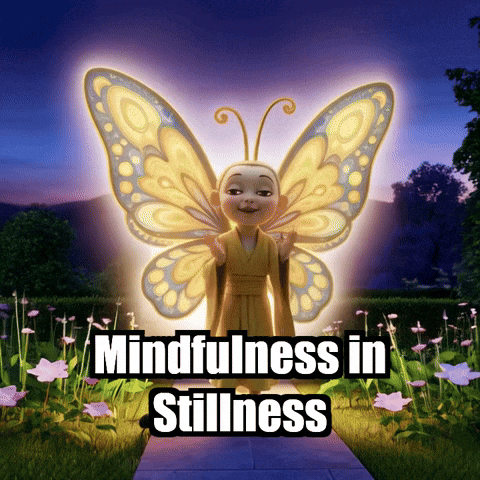 Wisdom Mindfulness GIF by BuddhaFlyJourney