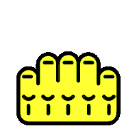 hand lol Sticker by Abficker Records