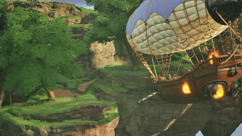 Travel Floating GIF by VestGames