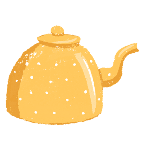 allofmetienda giphyupload coffee yellow tea Sticker