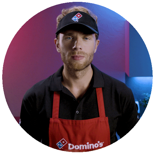 dominos_de giphyupload yummy delicious perfect Sticker