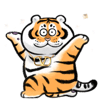 Chinese New Year Tiger Sticker by Valentino