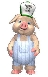 hansel and gretel pig STICKER