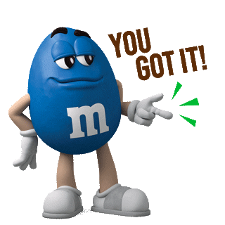 you got this m&m Sticker by M&M’S Chocolate
