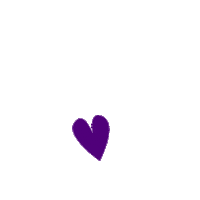 magestudiodedesign heart coracao purple heart coracao roxo Sticker