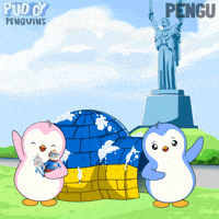 Penguin Ukraine GIF by Pudgy Penguins