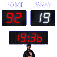 19 Away Sticker