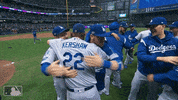 hugs kershaw GIF by MLB