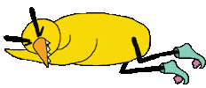 tired snooze Sticker by Angry Duck