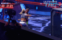 Wrestle Free Running GIF by UltimateTagAU