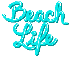Happy Beach Life Sticker by BOMBONATOR_WOLPH