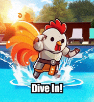Summer Fun Swimming GIF by Zorooster