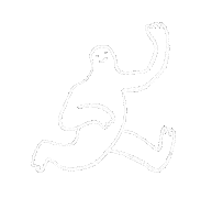 Stick Figure Hello Sticker