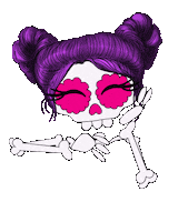 Cat Lady Sticker by La Catrina Bohemia