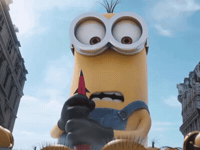 sentryfalcon eating kevin minions minion GIF