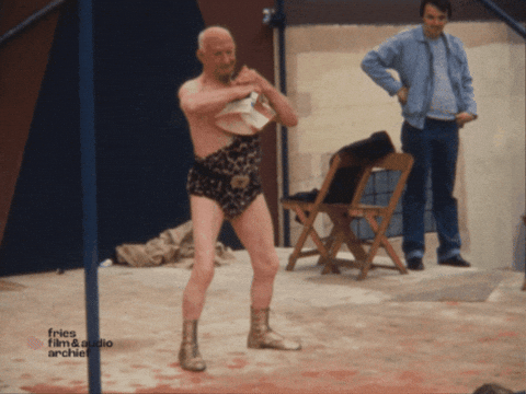 Legend Strongman GIF by Fries Film & Audio Archief