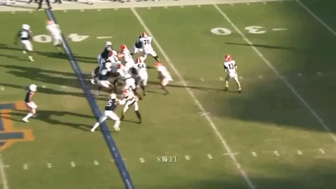 Jmckech giphygifmaker georgia football touchdown GIF