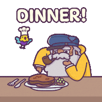 Hungry Bird Sticker by Castaways