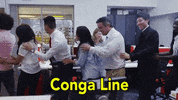 Office Life Conga Line GIF by Super Deluxe