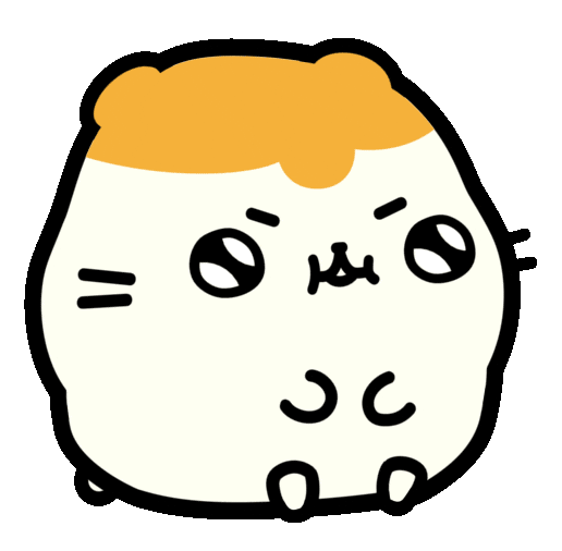 Hamster Oops Sticker