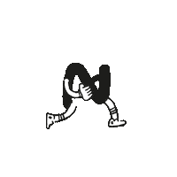 Run Running Sticker by neybor
