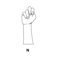 Sign Language N Sticker by Starbucks Malaysia