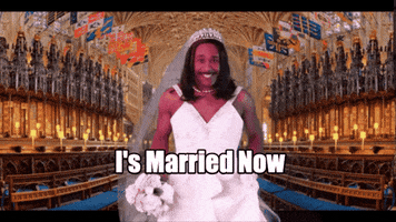 Just Married Wedding GIF by Robert E Blackmon
