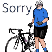 Sorry Illustration Sticker