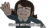 Go On Haunted Hotel Sticker by NETFLIX