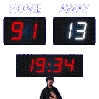 13 Away Sticker