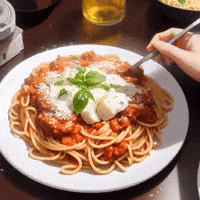 EsraEdits food pasta spaghetti esra ai edits GIF