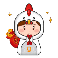 Chicken Happycny Sticker by Guardian Malaysia
