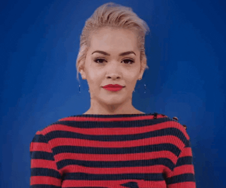 rita ora eyebrows GIF by Capital FM