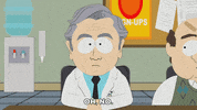 scared scientist GIF by South Park 