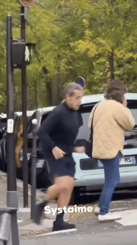 Parkour Sarkozy GIF by systaime