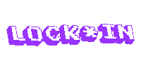 Lock In Sticker